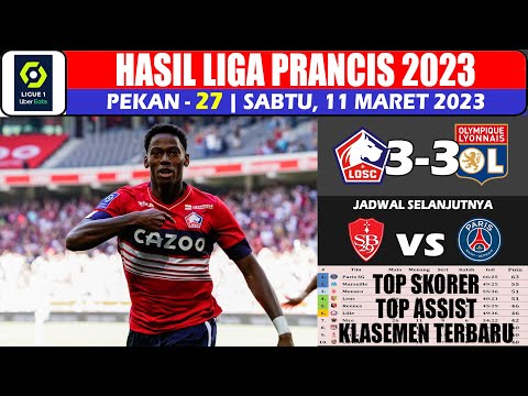 Hasil Liga Prancis Terbaru